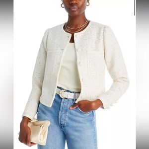 Sequined Boxy Jacket NWT | AQUA